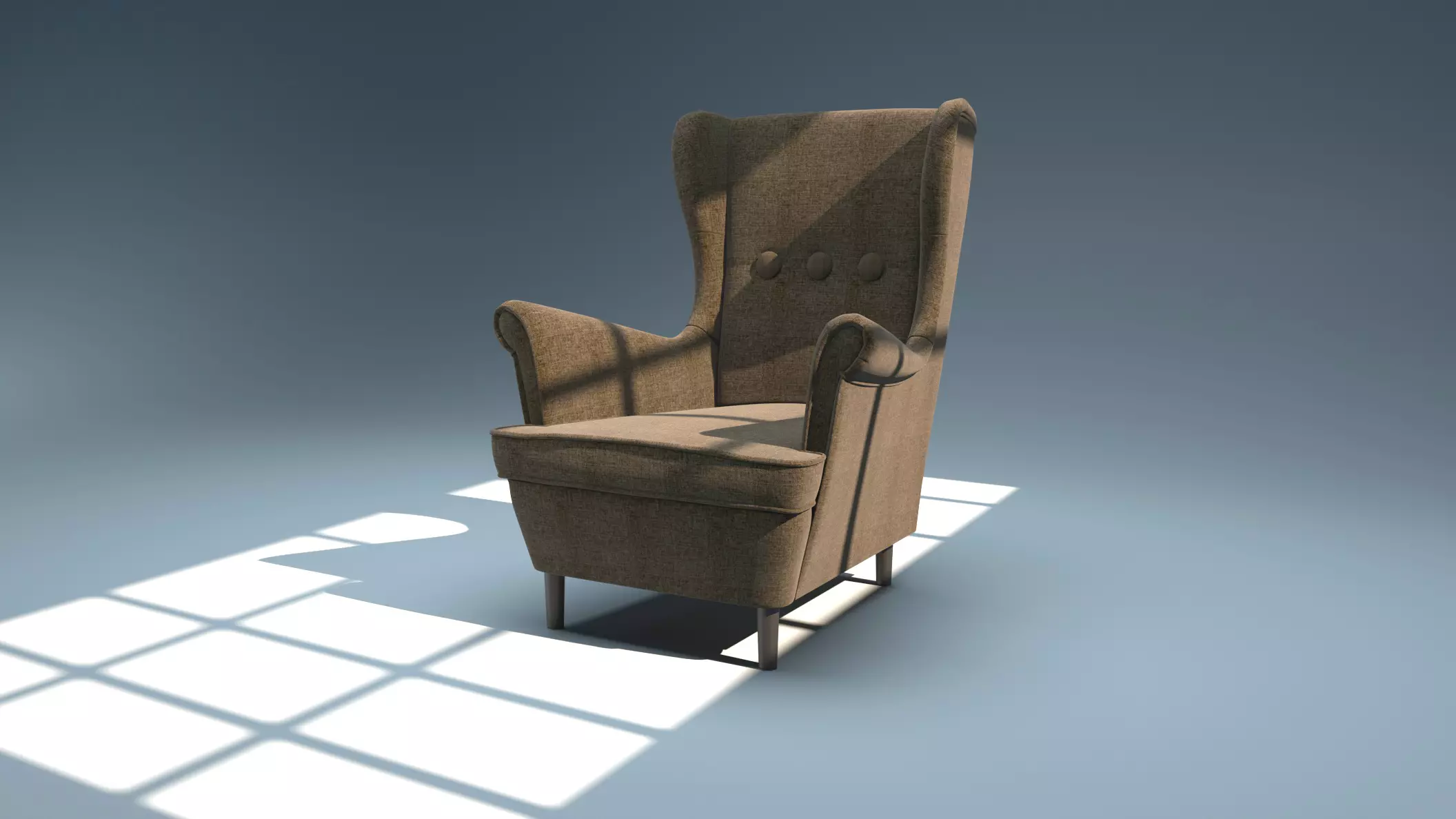 Strandmon Children Armchair 3D model_0