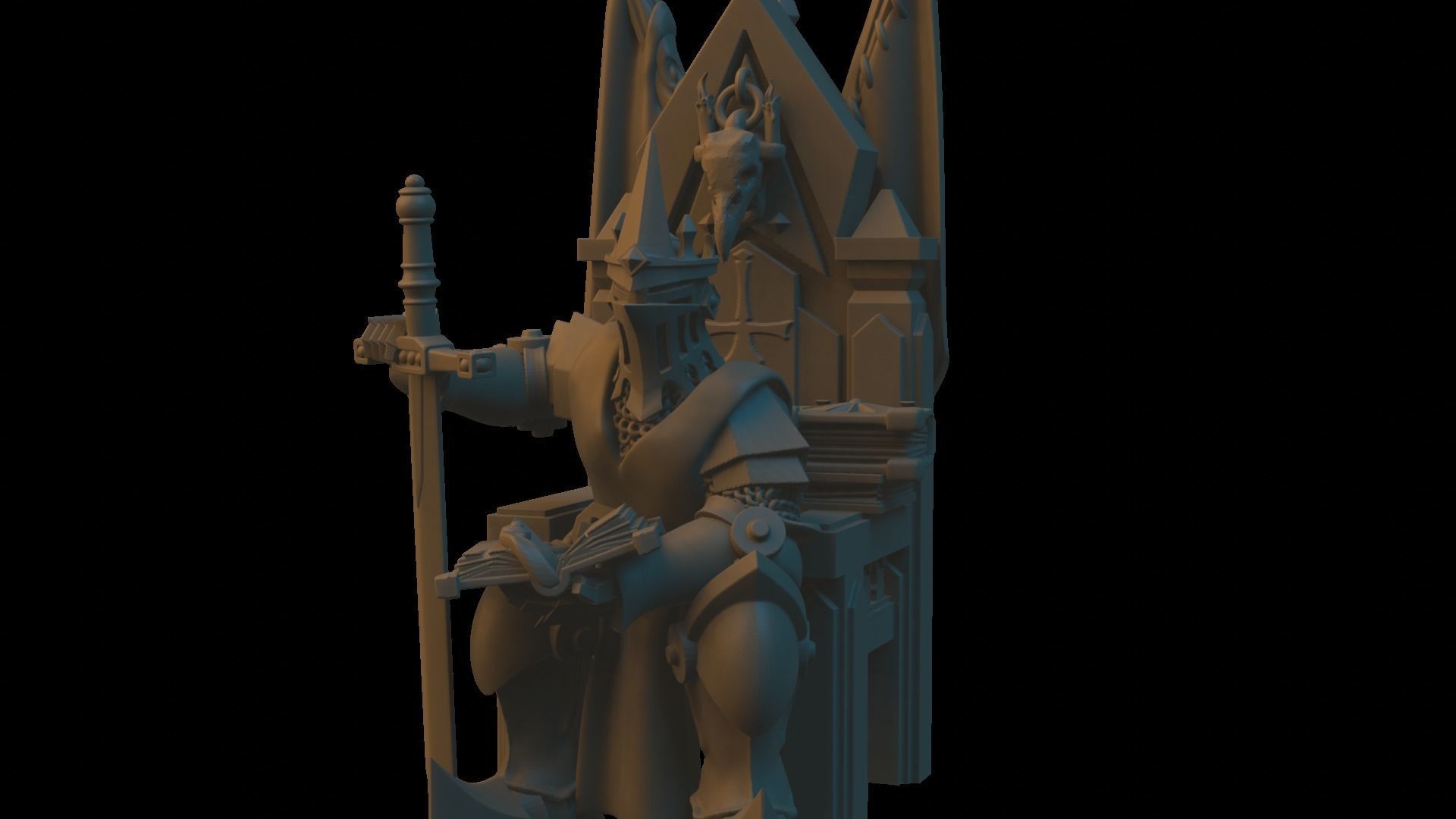 Lord Castellan Corvux Hero Knight 3D print model_3