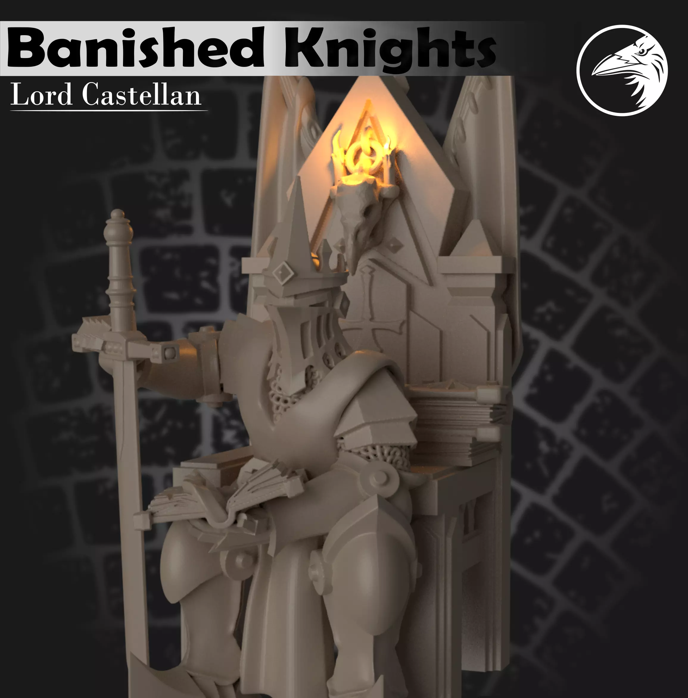 Lord Castellan Corvux Hero Knight 3D print model_0