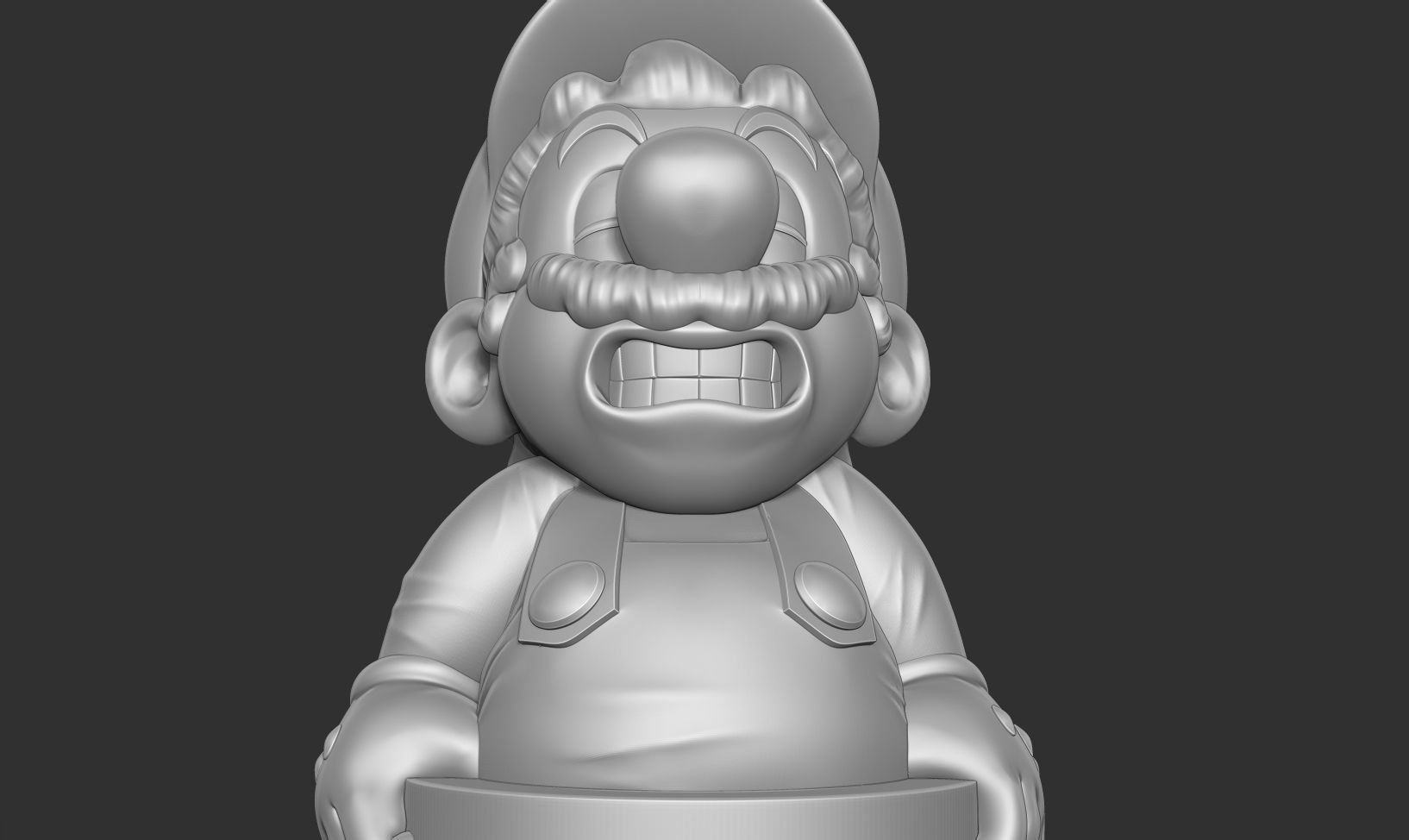 Mario is stuck in a pipe 3D print model_9