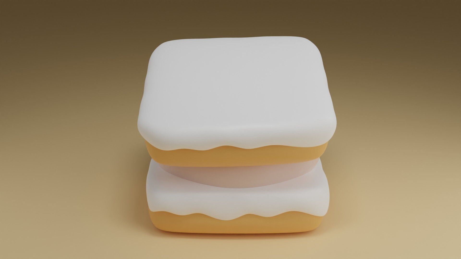 creampuff pig 3D print model_11