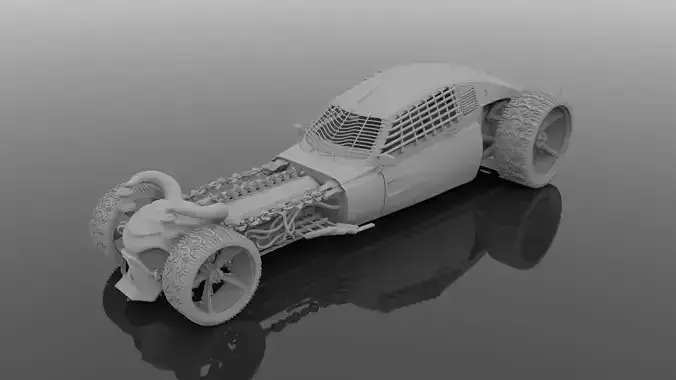 Demonic HotRod Concept Art