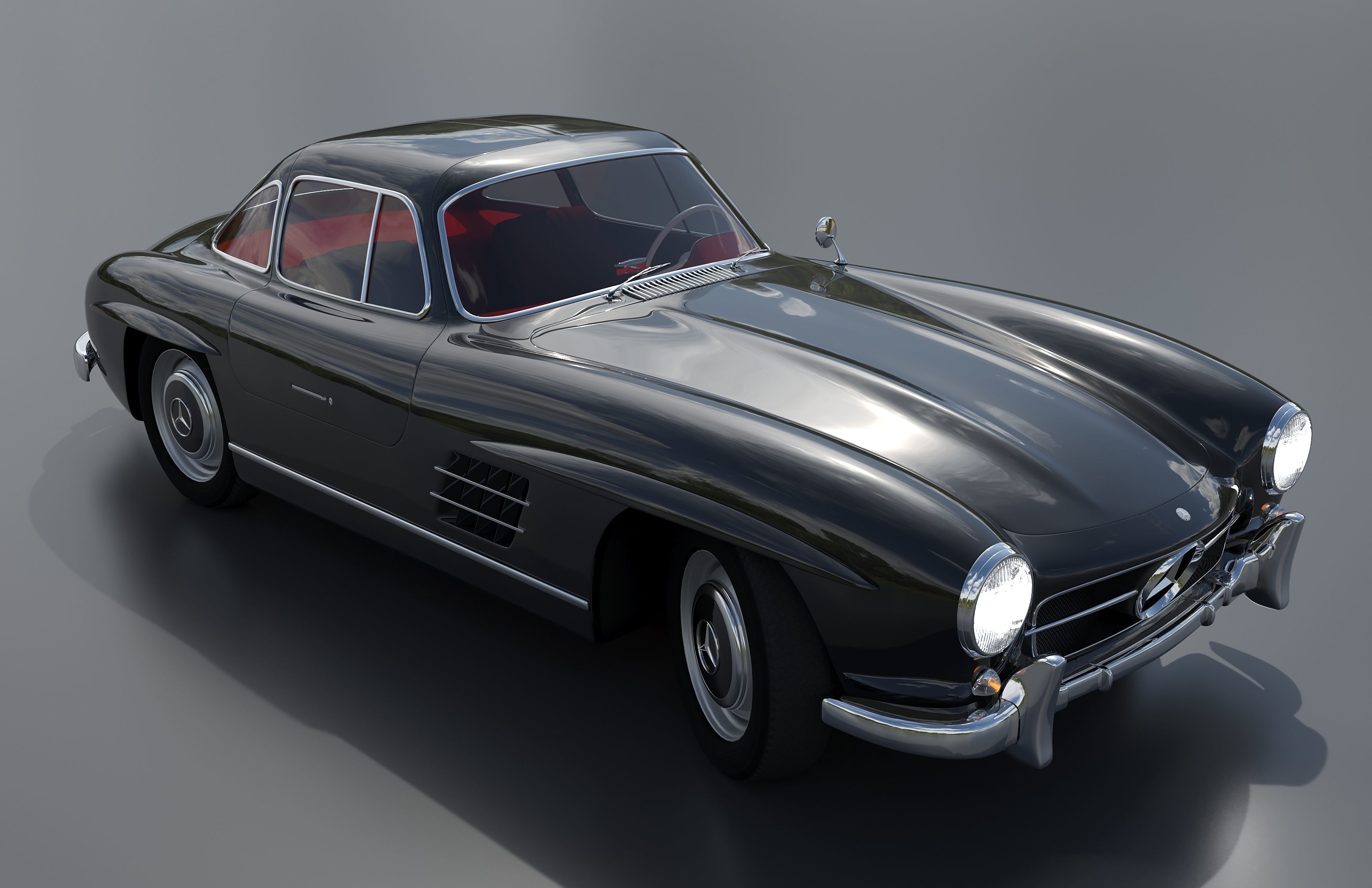 Mercedes benz w198 3D model_2