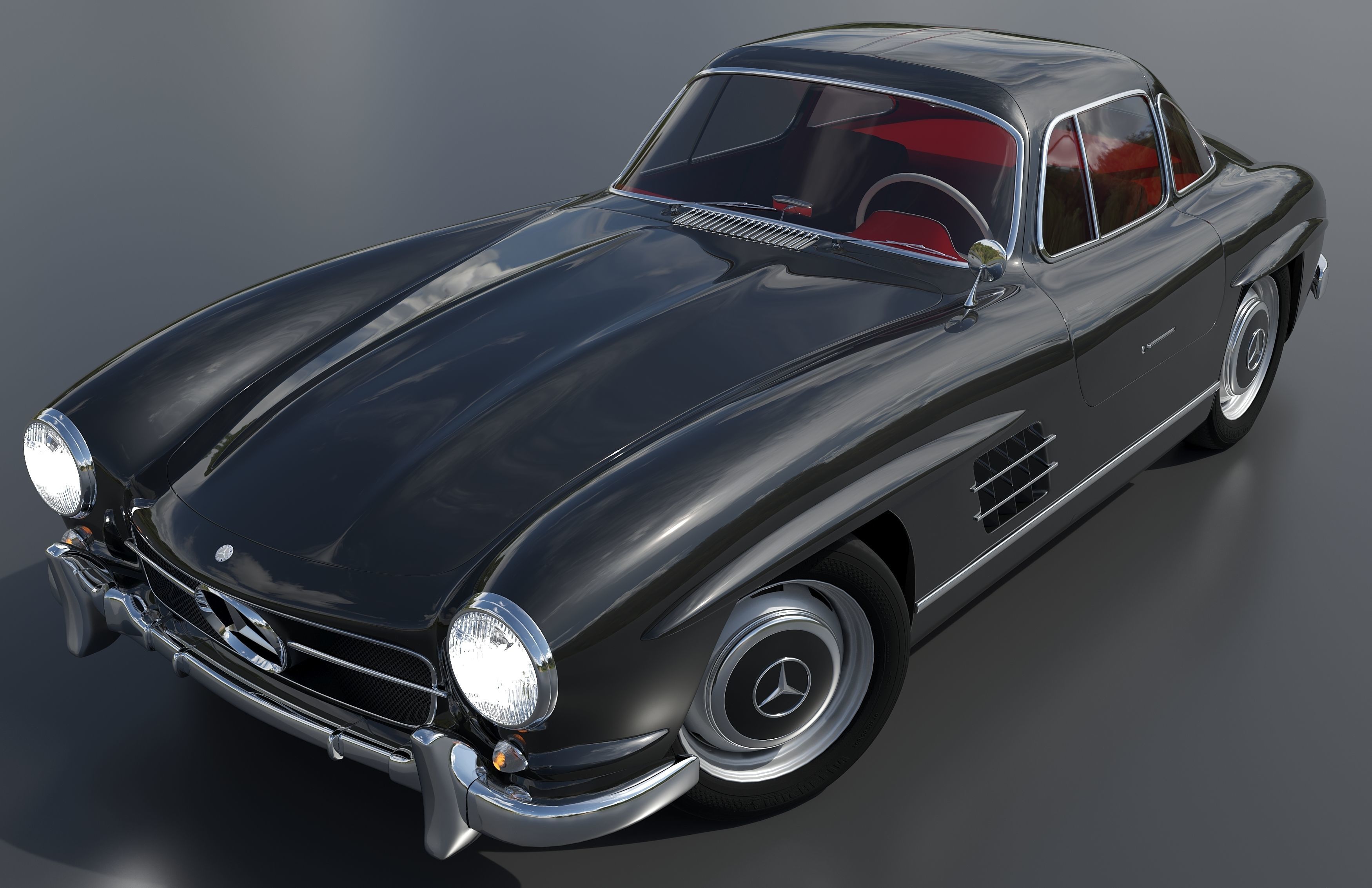 Mercedes benz w198 3D model_1