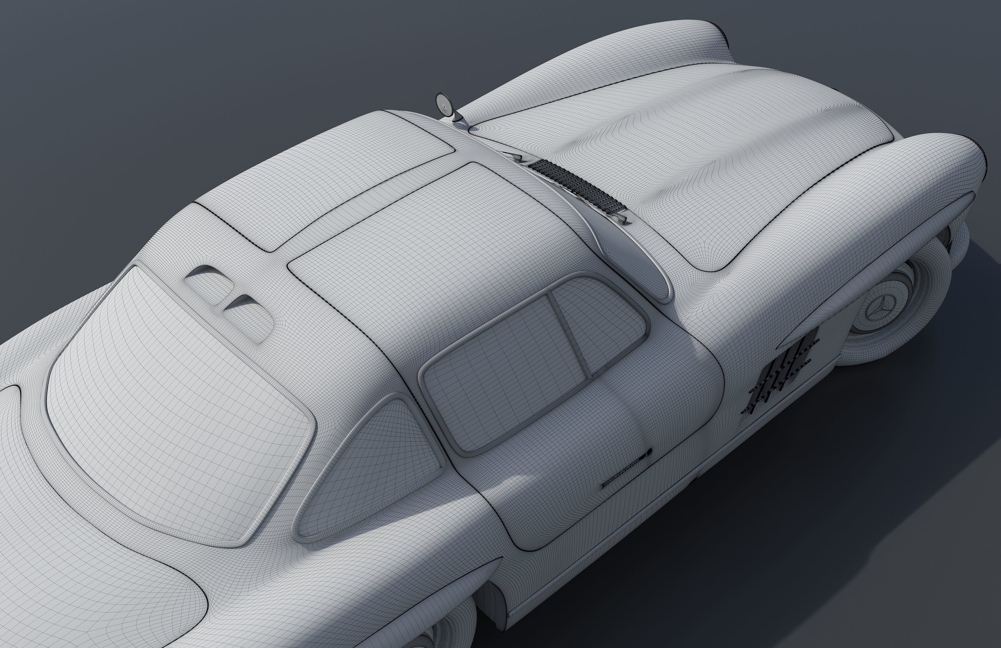 Mercedes benz w198 3D model_7