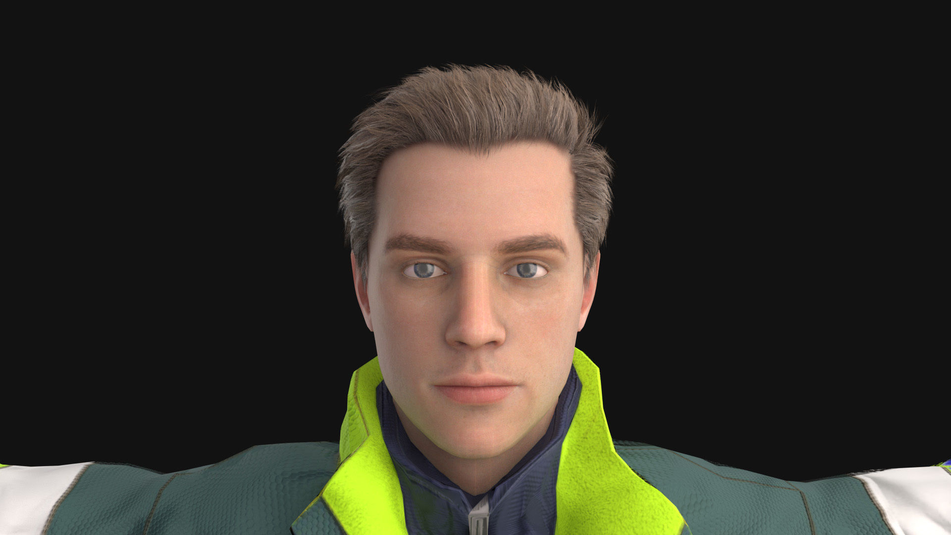 Paramedic Teams Rigged Low-poly 3D model_8