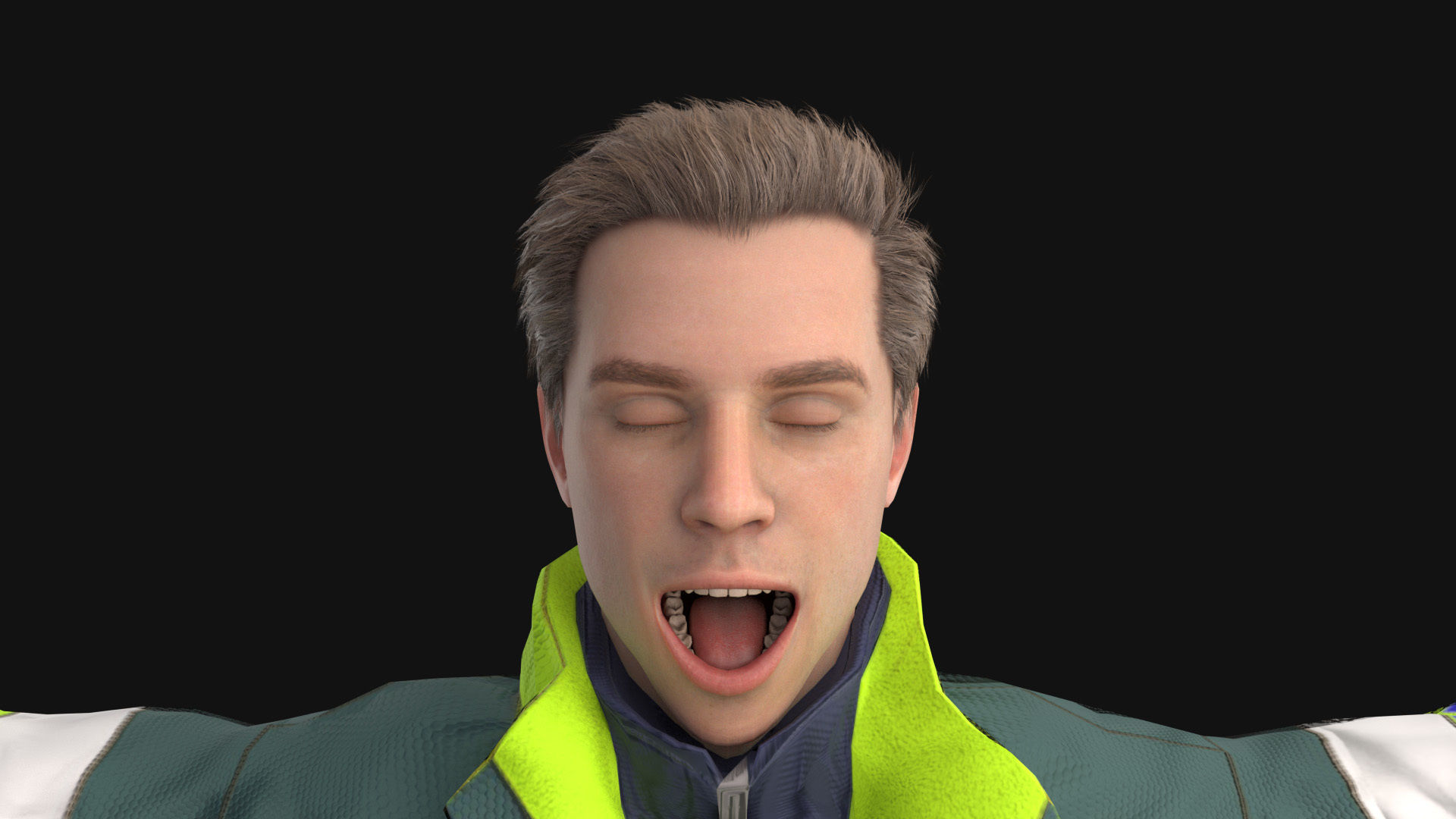 Paramedic Teams Rigged Low-poly 3D model_9