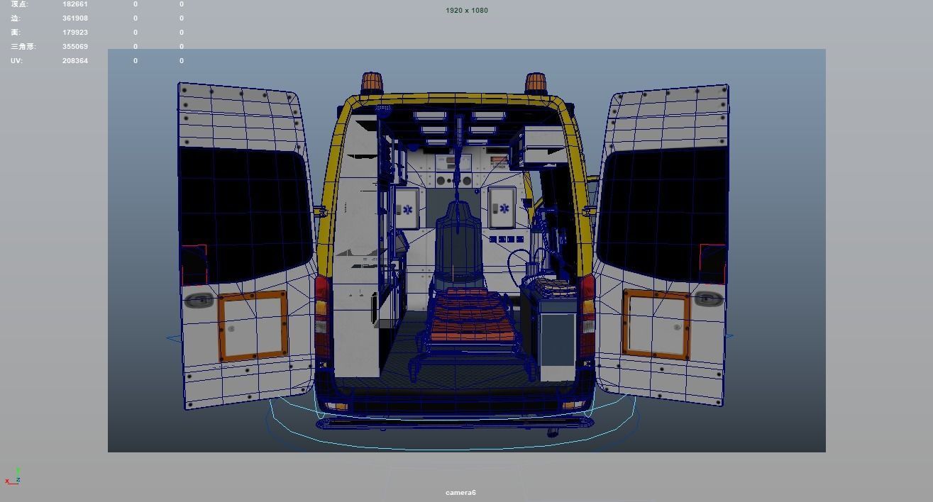 Paramedic Teams Rigged Low-poly 3D model_65