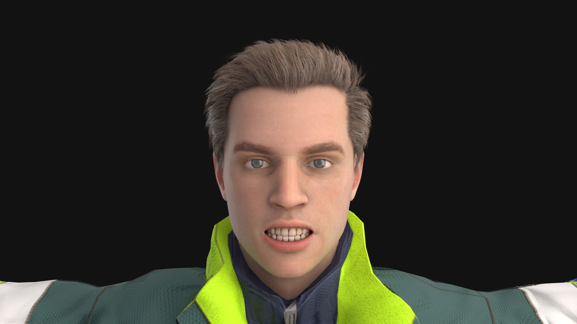 Paramedic Teams Rigged Low-poly 3D model_10