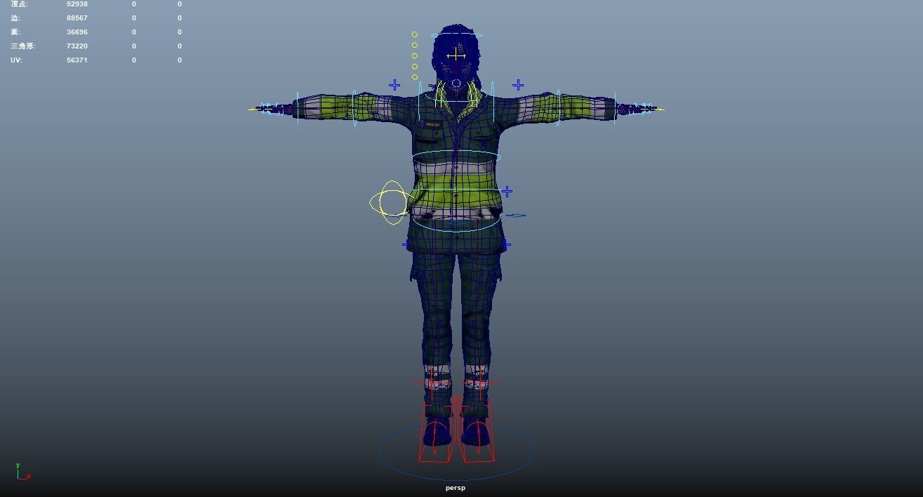 Paramedic Teams Rigged Low-poly 3D model_50