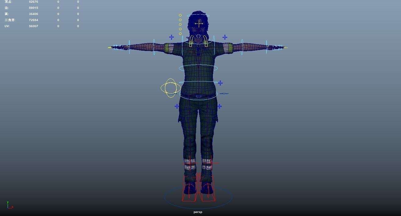 Paramedic Teams Rigged Low-poly 3D model_49