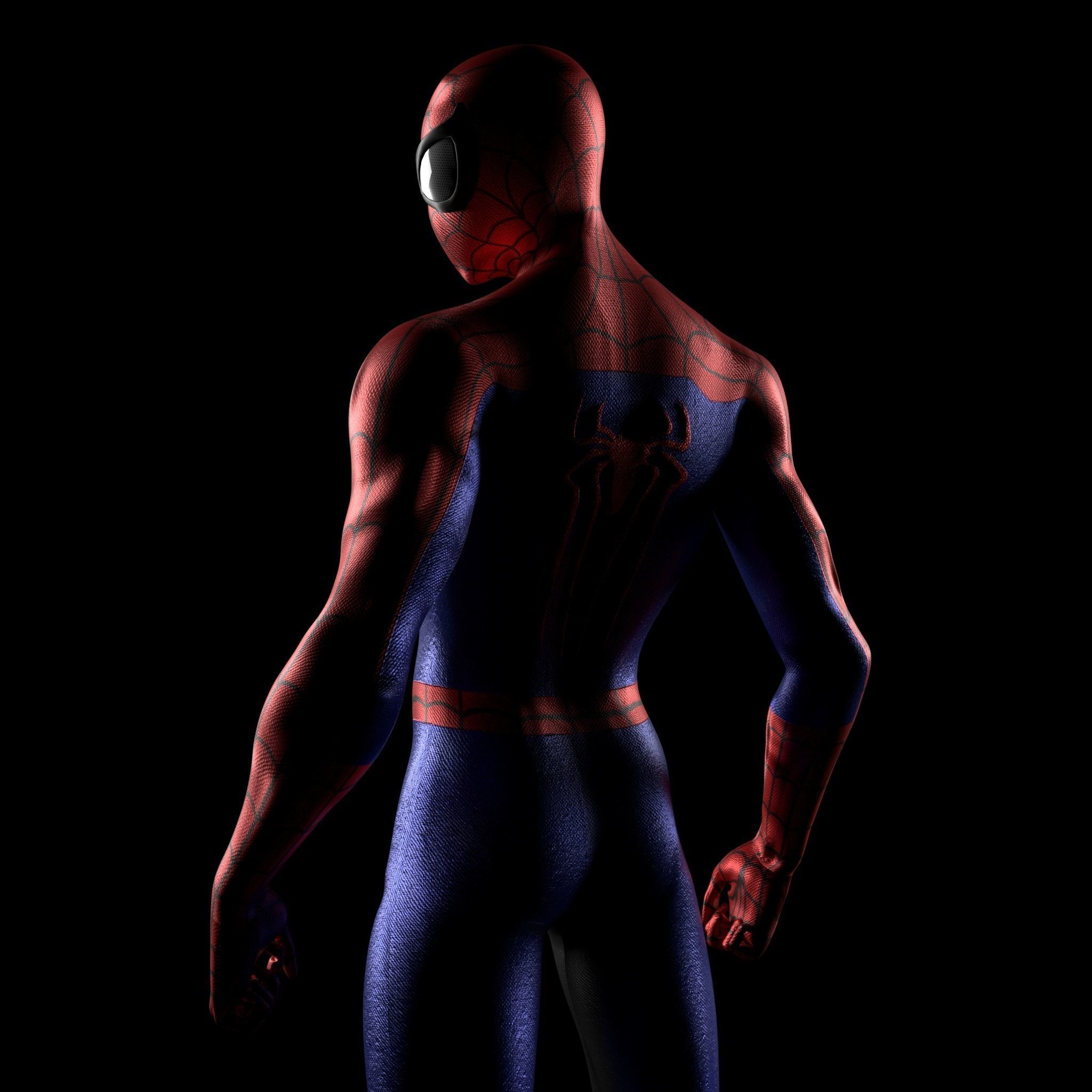 Spiderman Rigging Fortnite Version  Low-poly 3D model_3