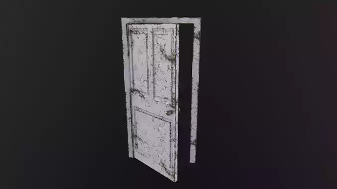 Old Door 3D Model Low-poly 3D model Old Door 3D Model Low-poly 3D model