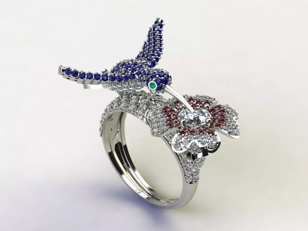 Bird Ring 3D print model_0