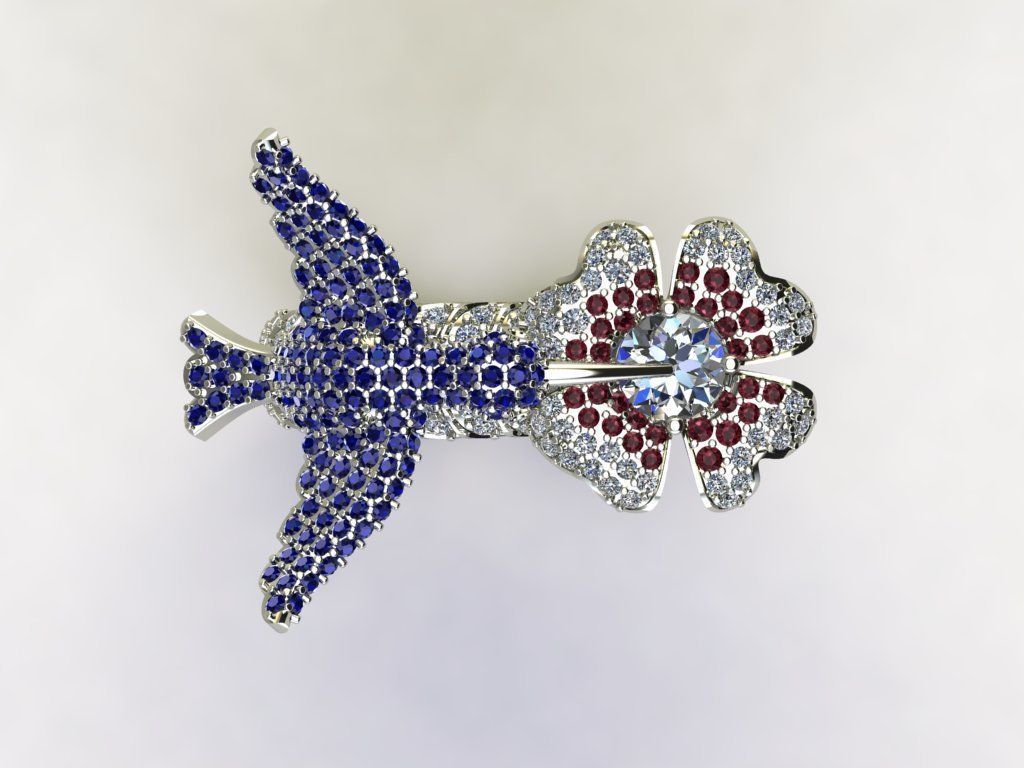 Bird Ring 3D print model_1