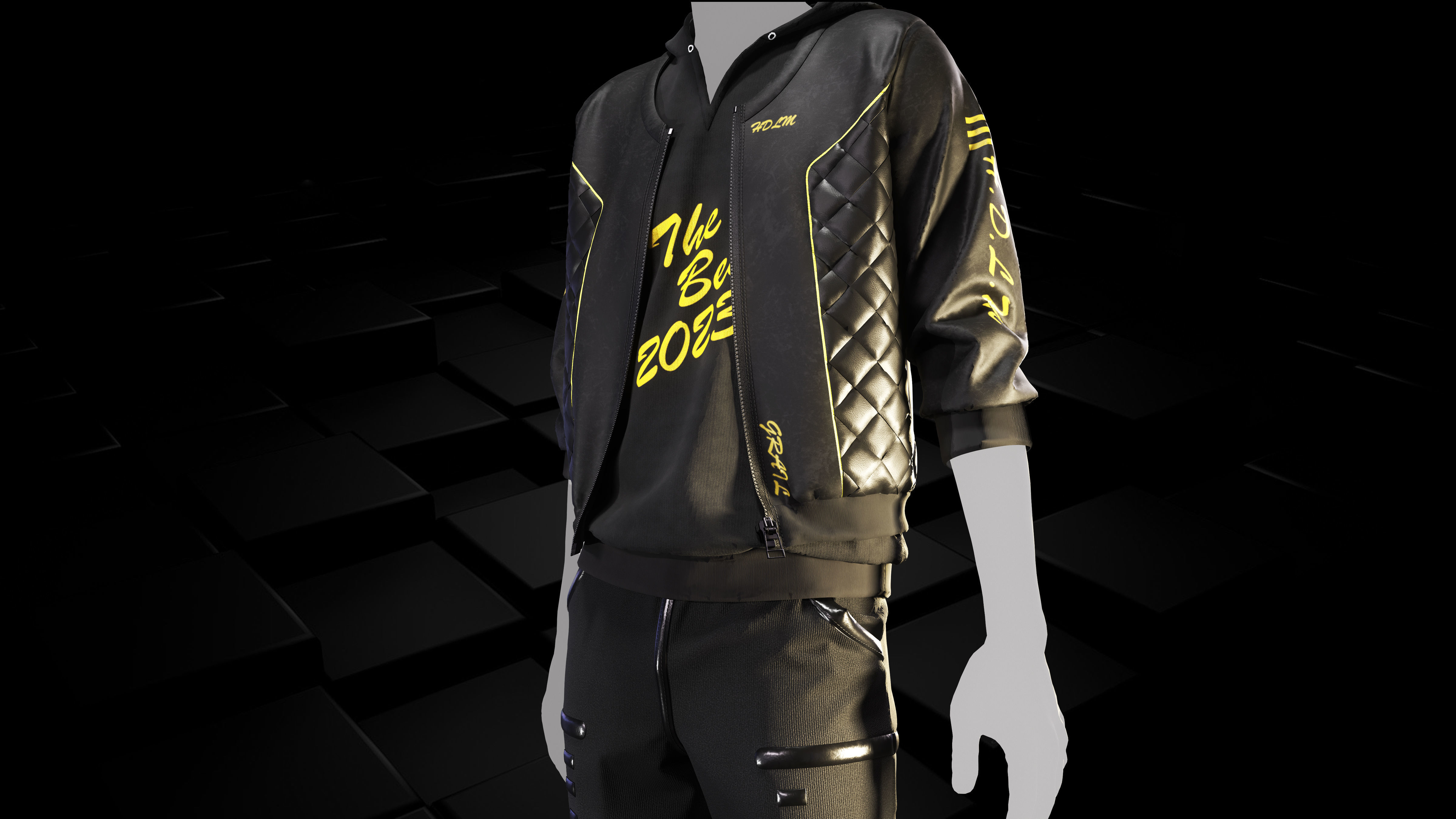 Man outfit 3D model_8