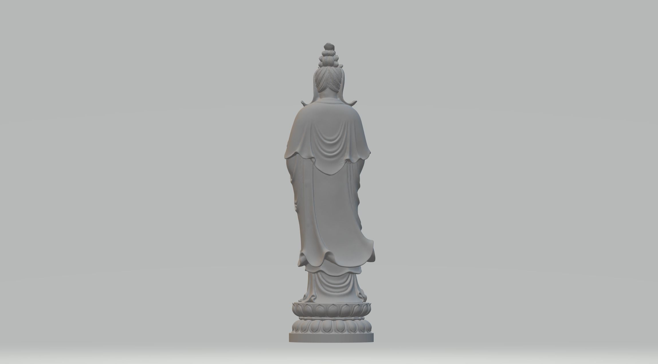 Dashizhi Guanyin Bodhisattva 3D print model_2