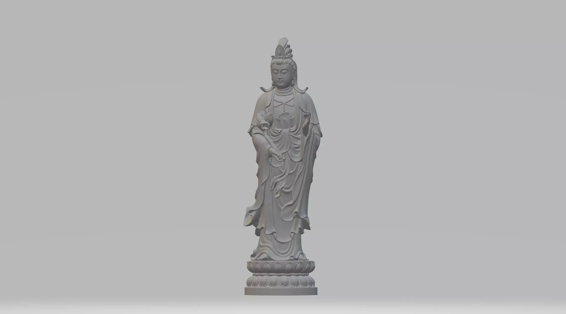 Dashizhi Guanyin Bodhisattva 3D print model_0