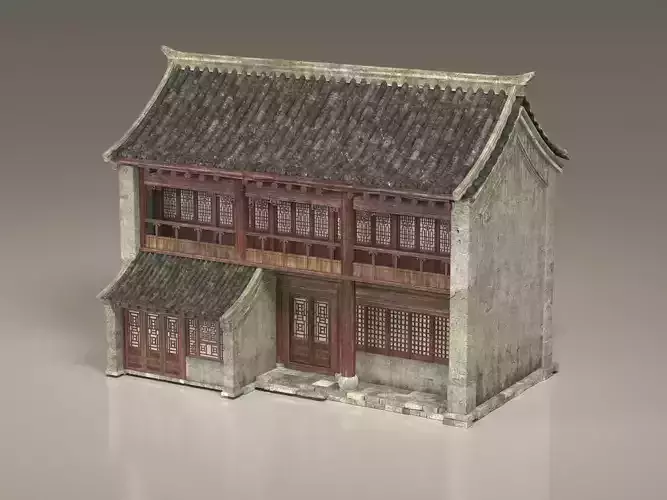 Ancient buildings Chinese ancient architecture 3D model