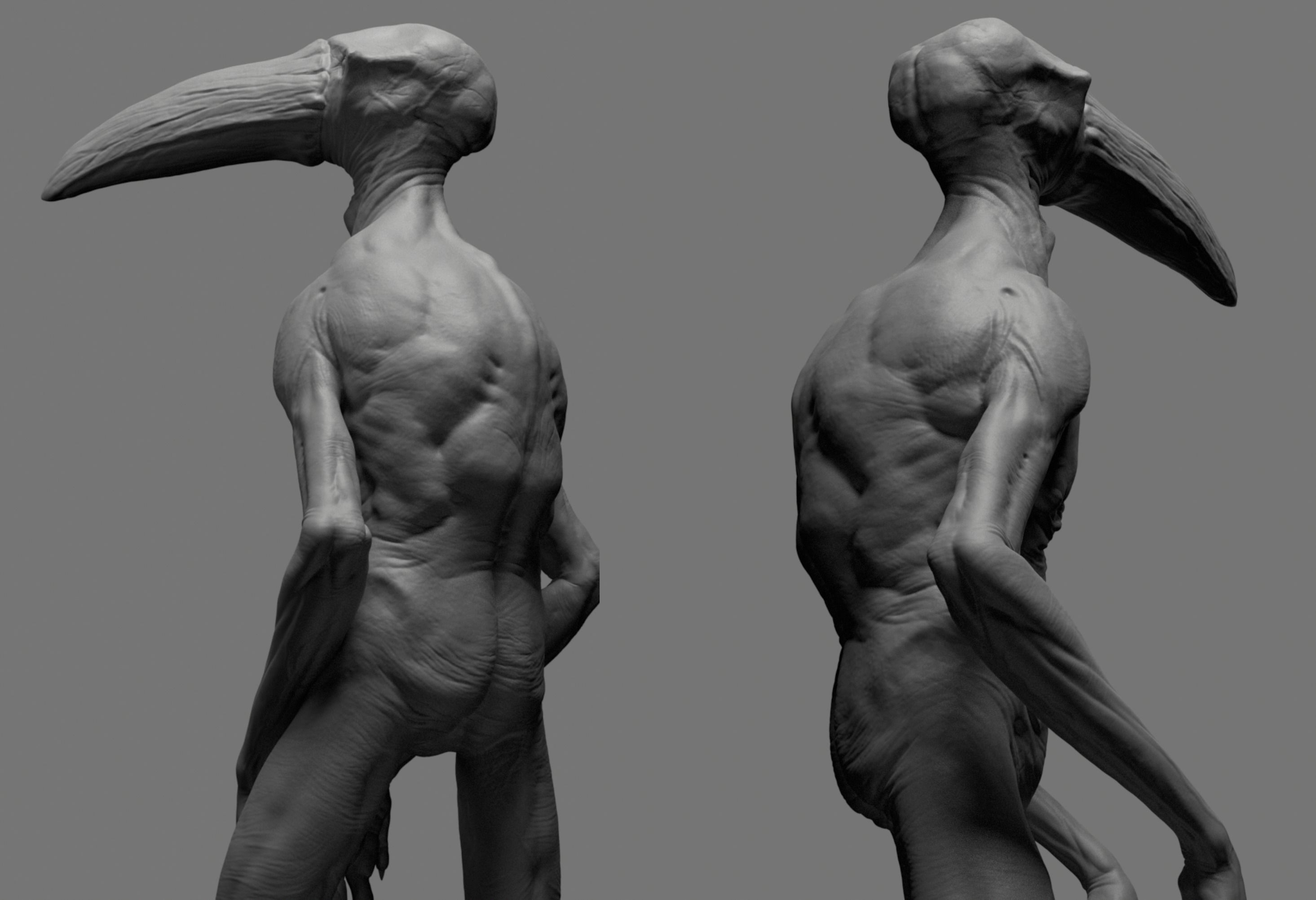 Vulture 3D Printable Sculpt 3D print model_8