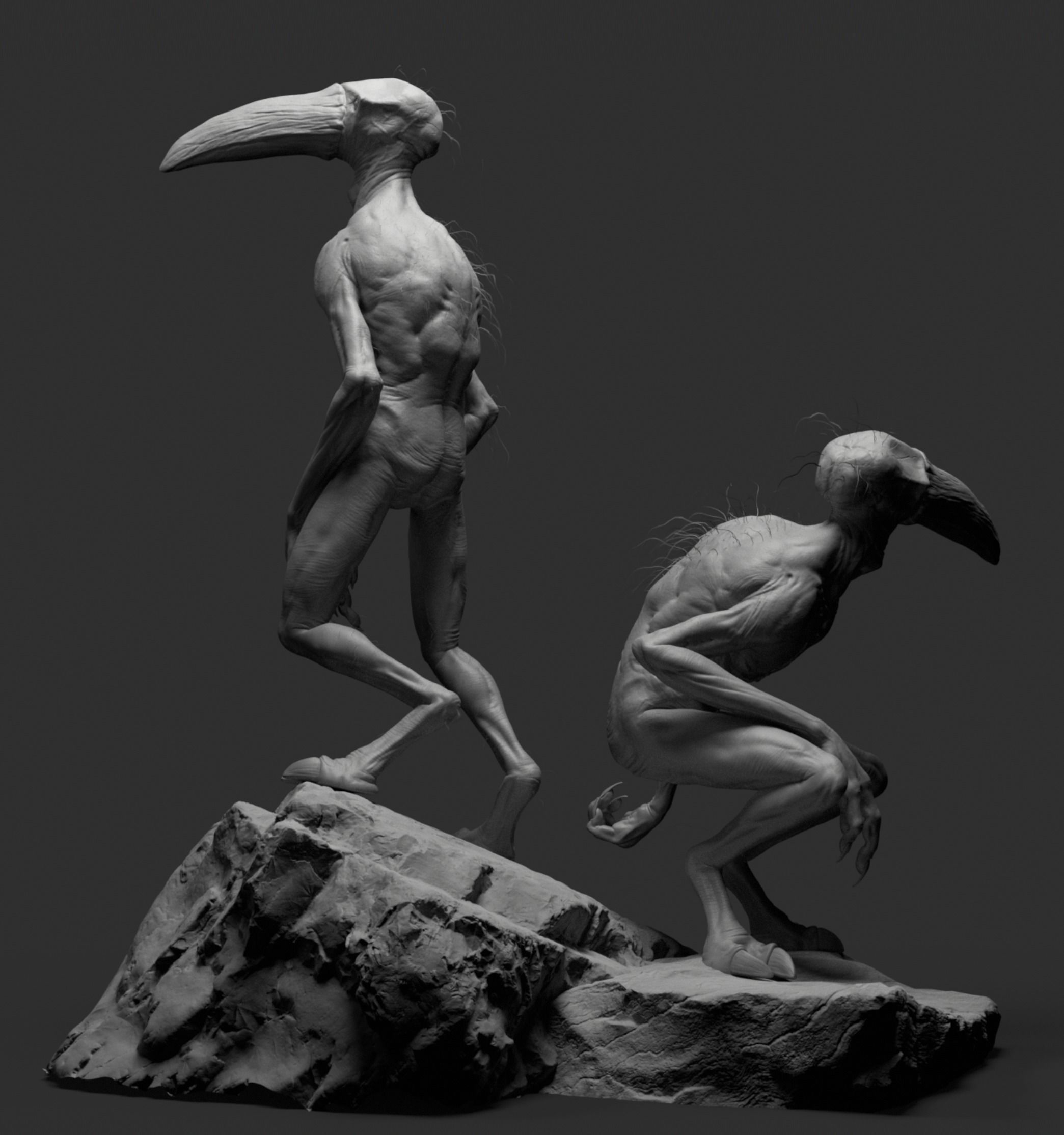 Vulture 3D Printable Sculpt 3D print model_6
