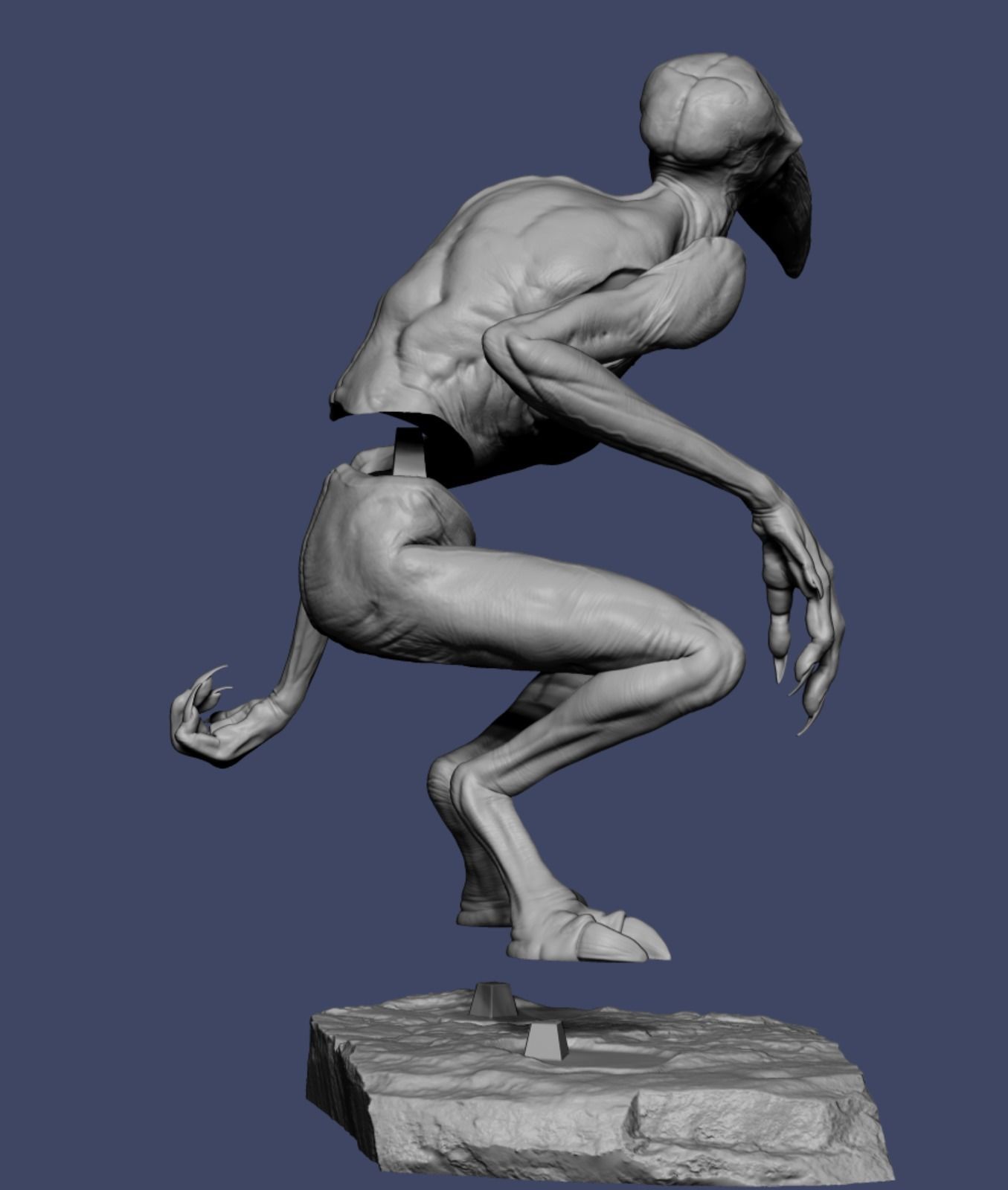 Vulture 3D Printable Sculpt 3D print model_1