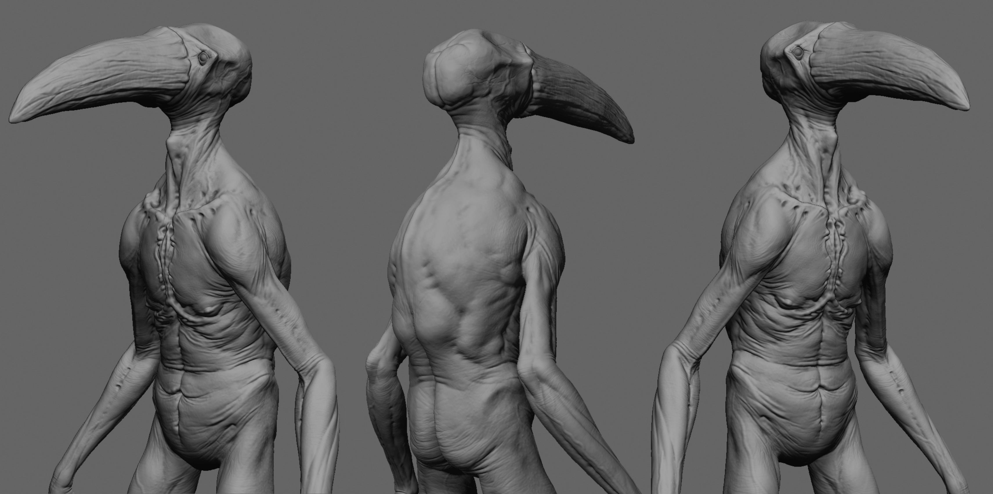 Vulture 3D Printable Sculpt 3D print model_9