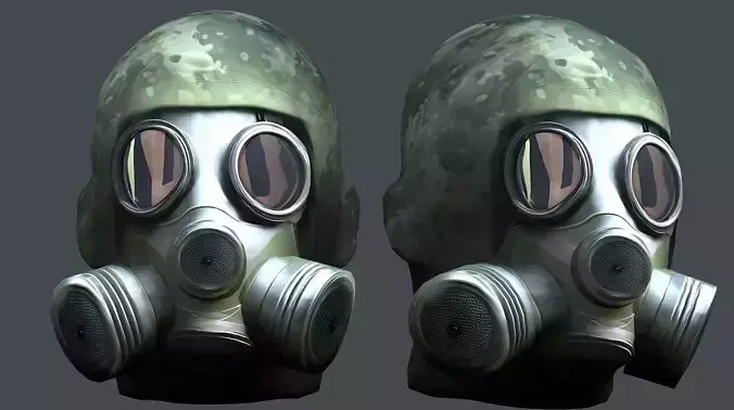 Helmet 3d model military combat Military Low-poly