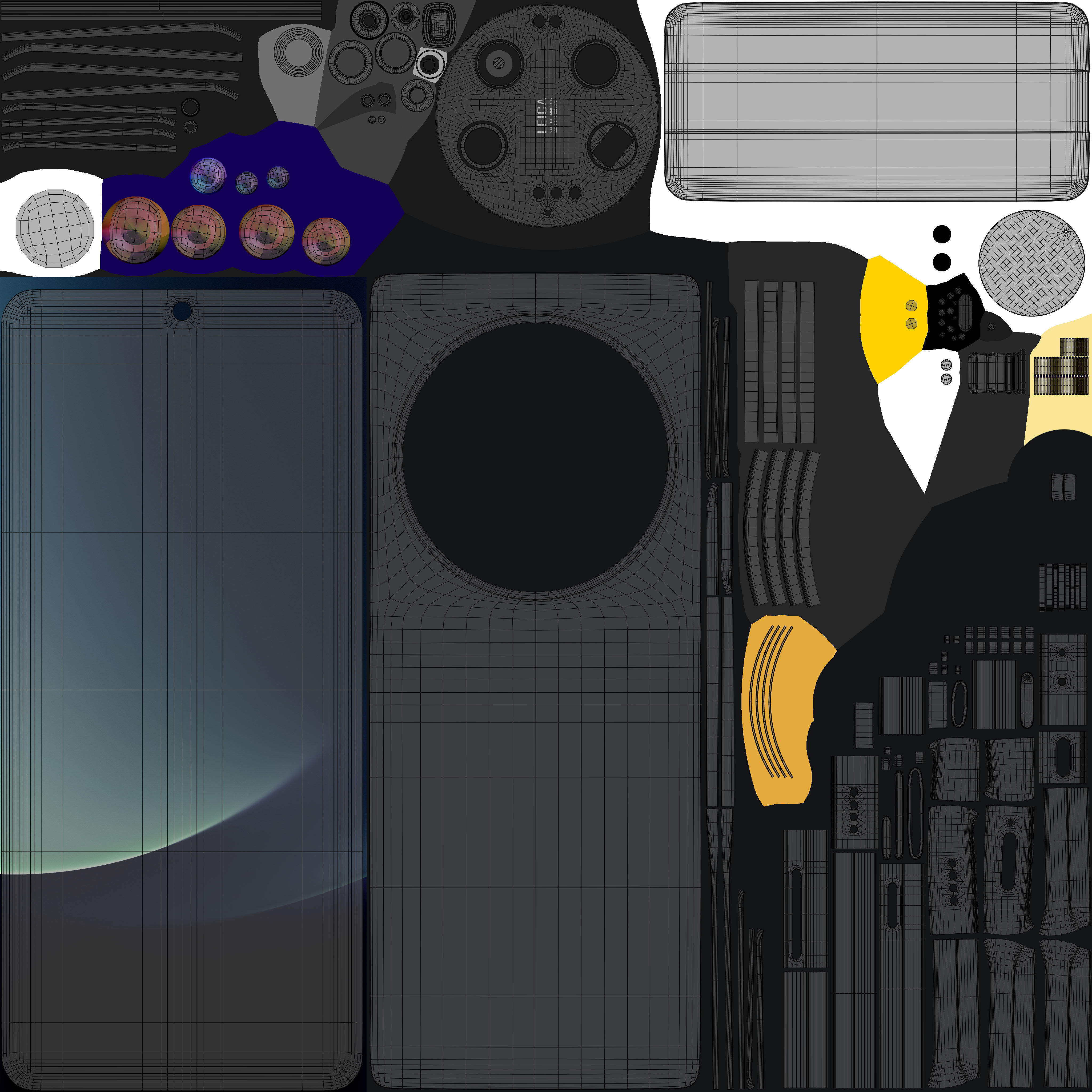 Xiaomi Mi 13 Ultra Black 3D model_5