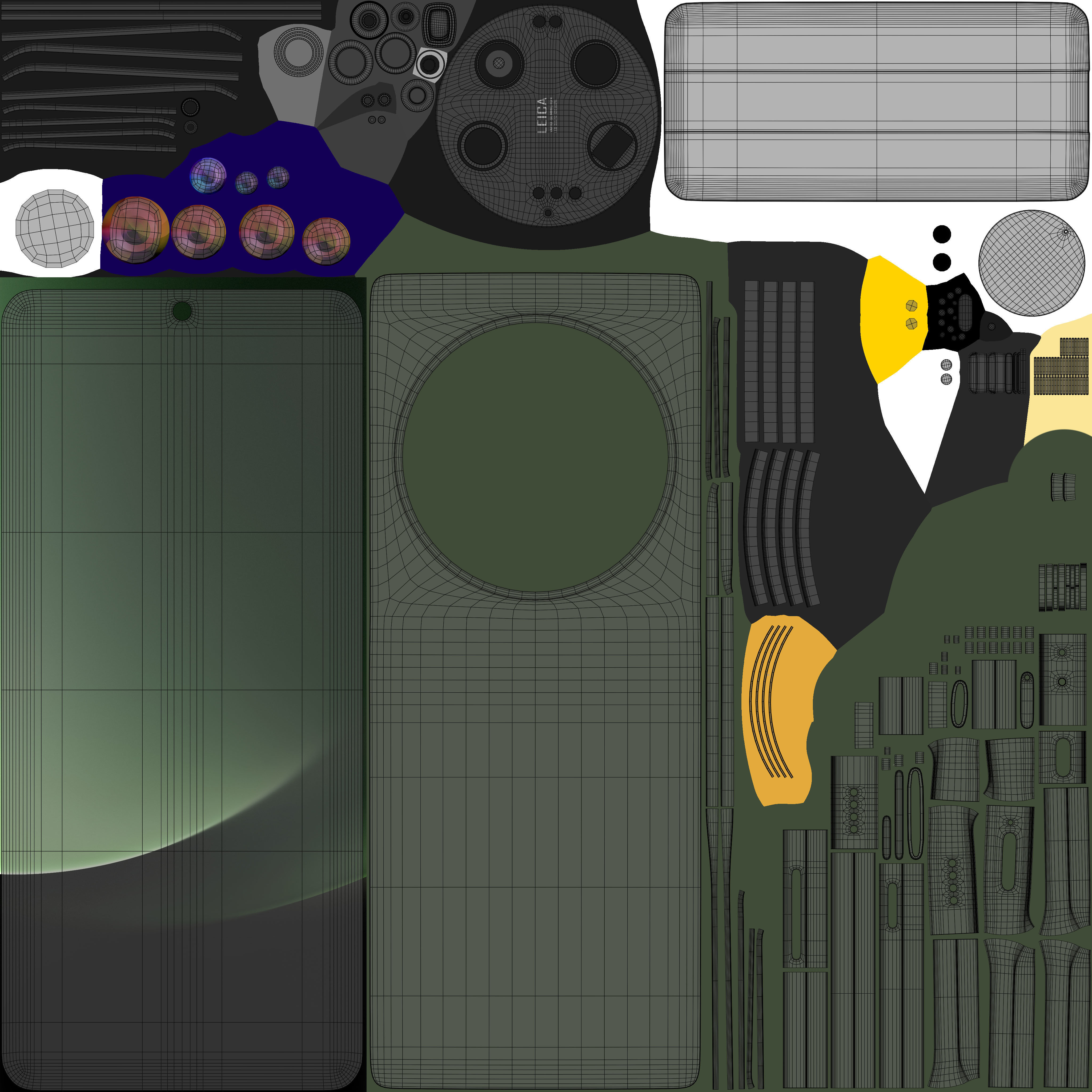 Xiaomi Mi 13 Ultra Green 3D model_10