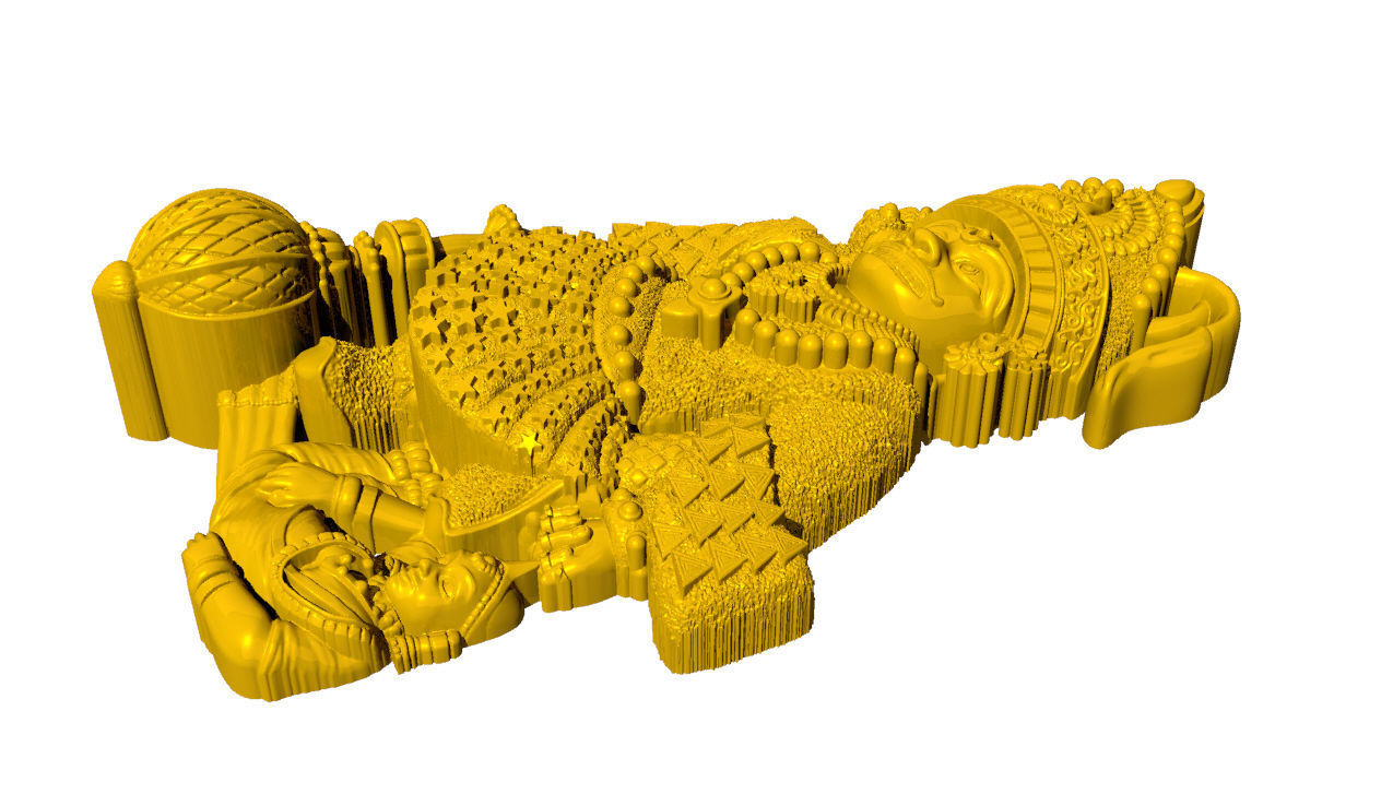 Sarangpur Hanumanji 3D print model_5