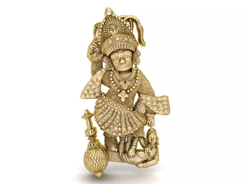 Sarangpur Hanumanji 3D print model_0