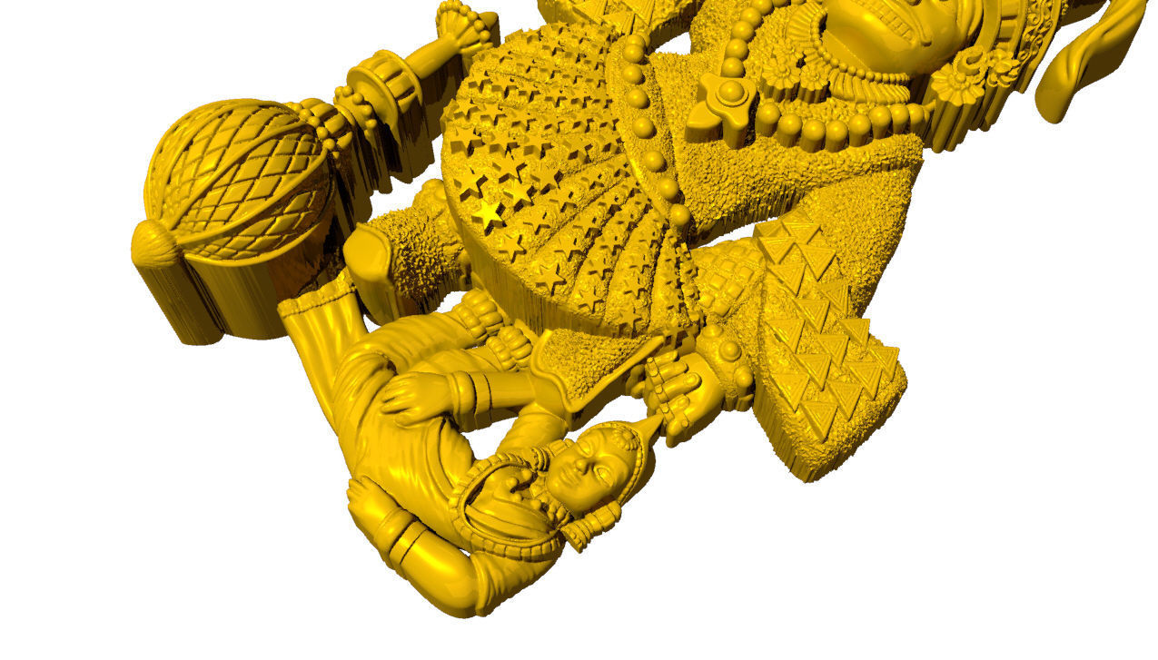 Sarangpur Hanumanji 3D print model_9