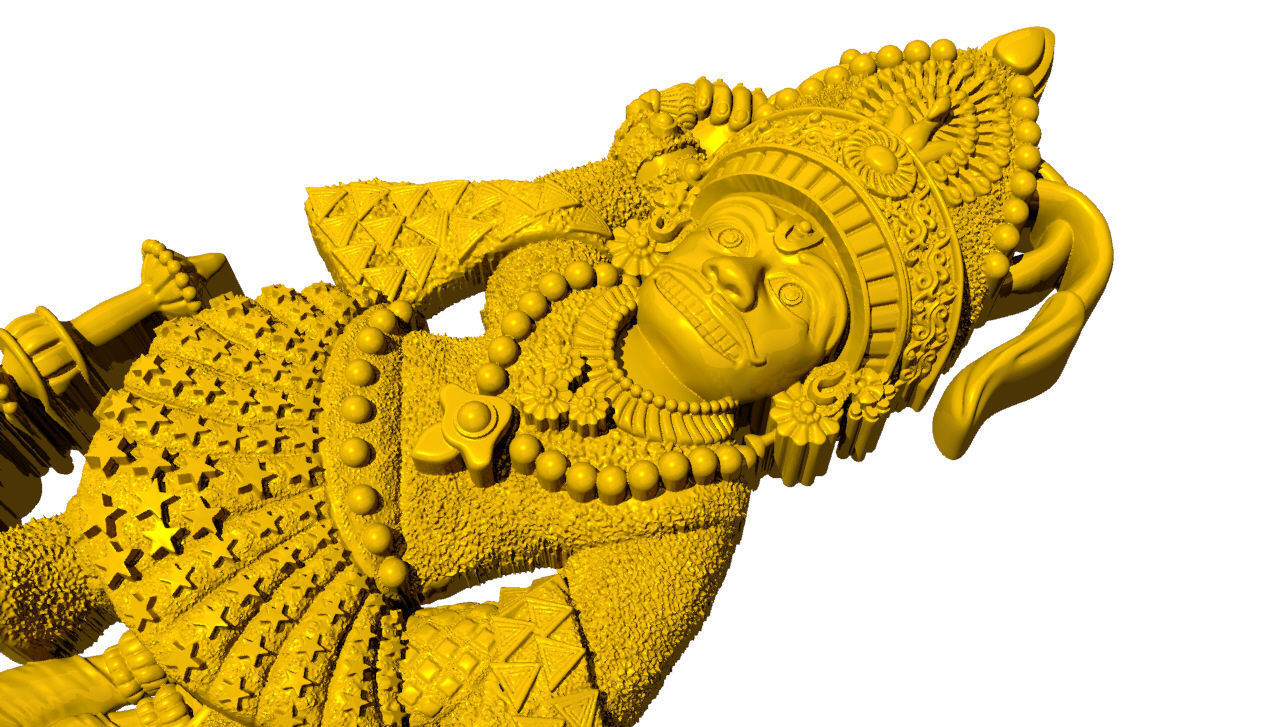 Sarangpur Hanumanji 3D print model_7