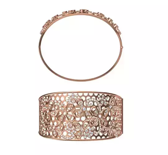 Bangle Bracelet STL JCD Details