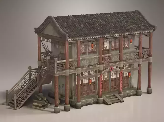 Ancient buildings  3D model