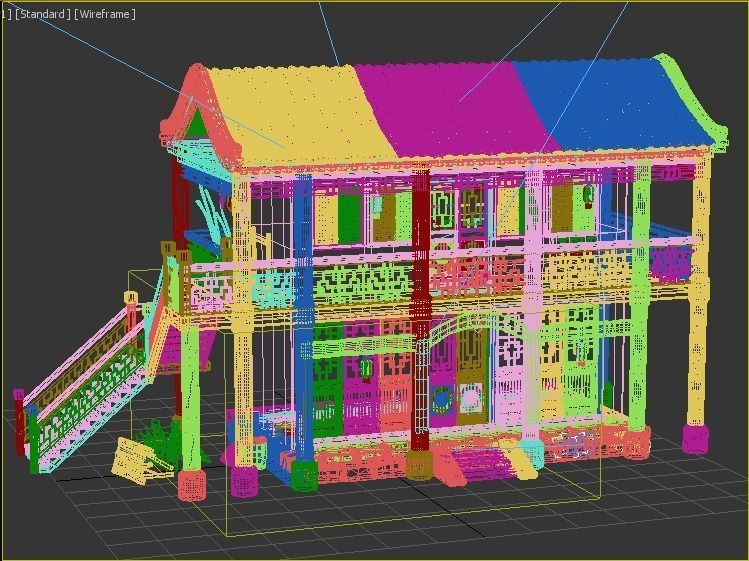 Ancient buildings  3D model_3