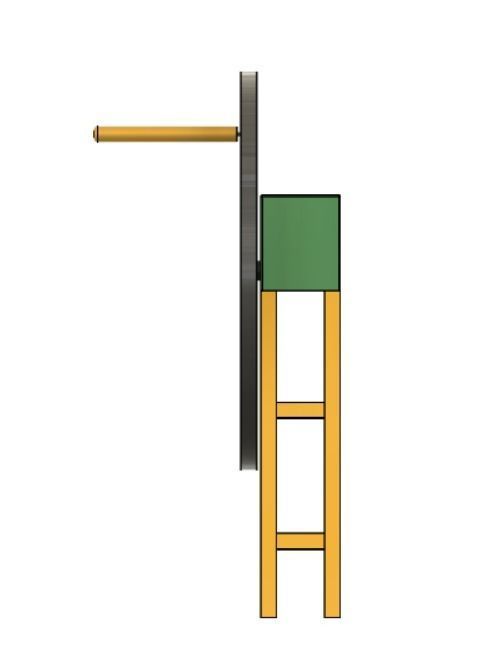 Chaff cutter machine 3D model_4