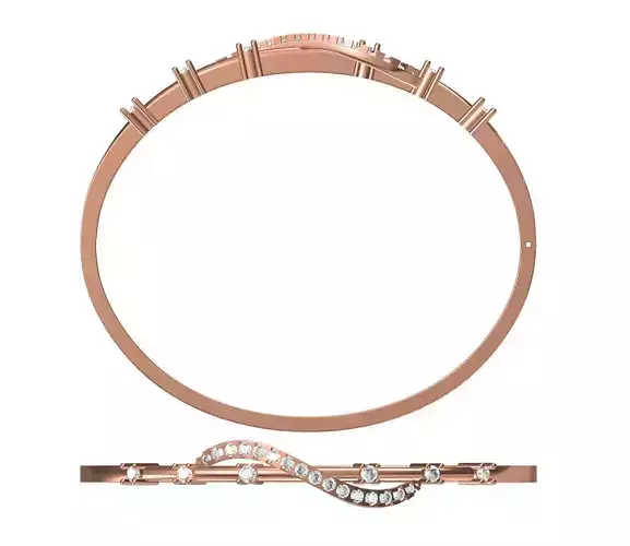 Bangle Bracelet STL JCD Details