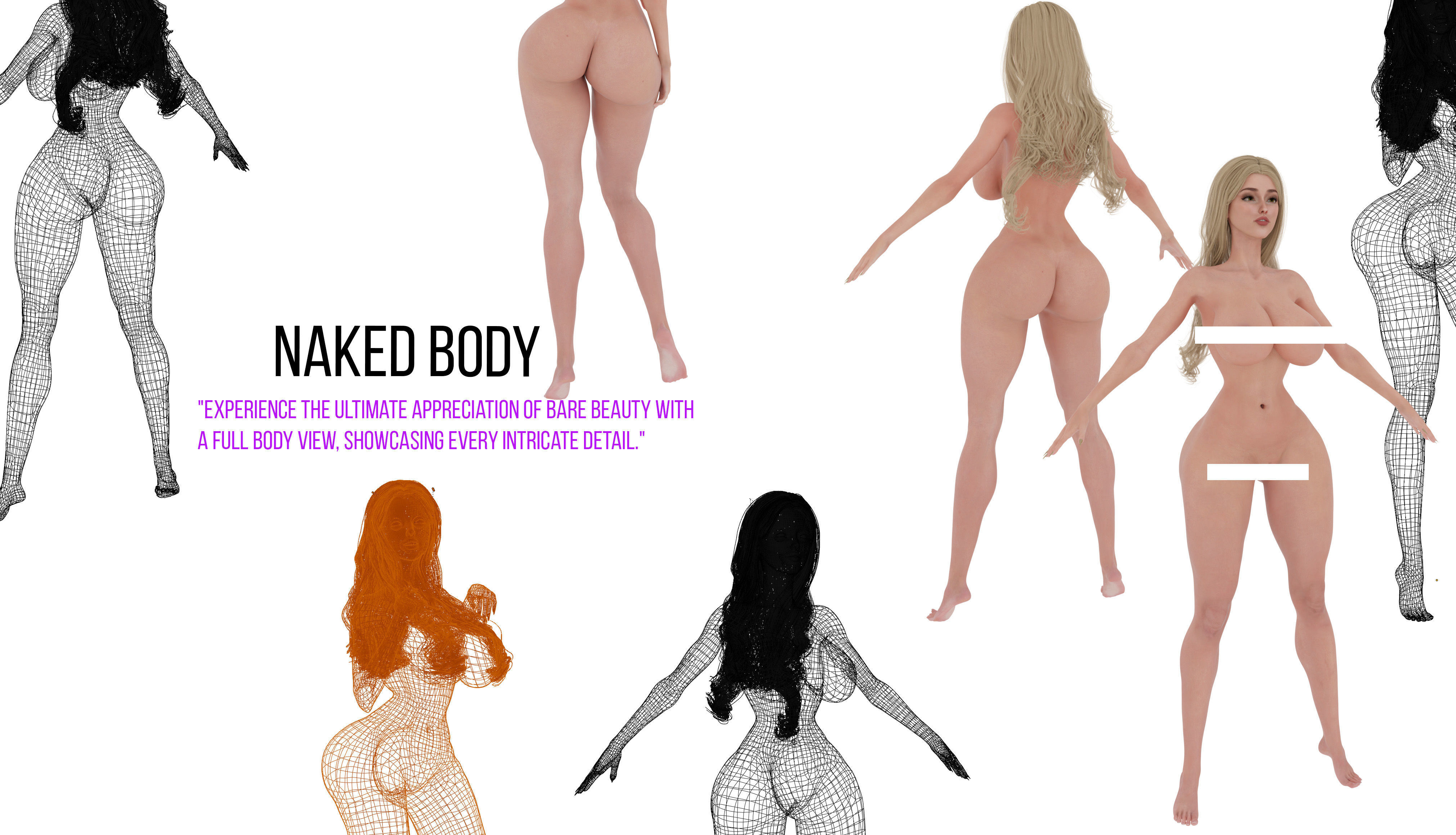 VALENTINE - Realistic Female Character 3D model_6