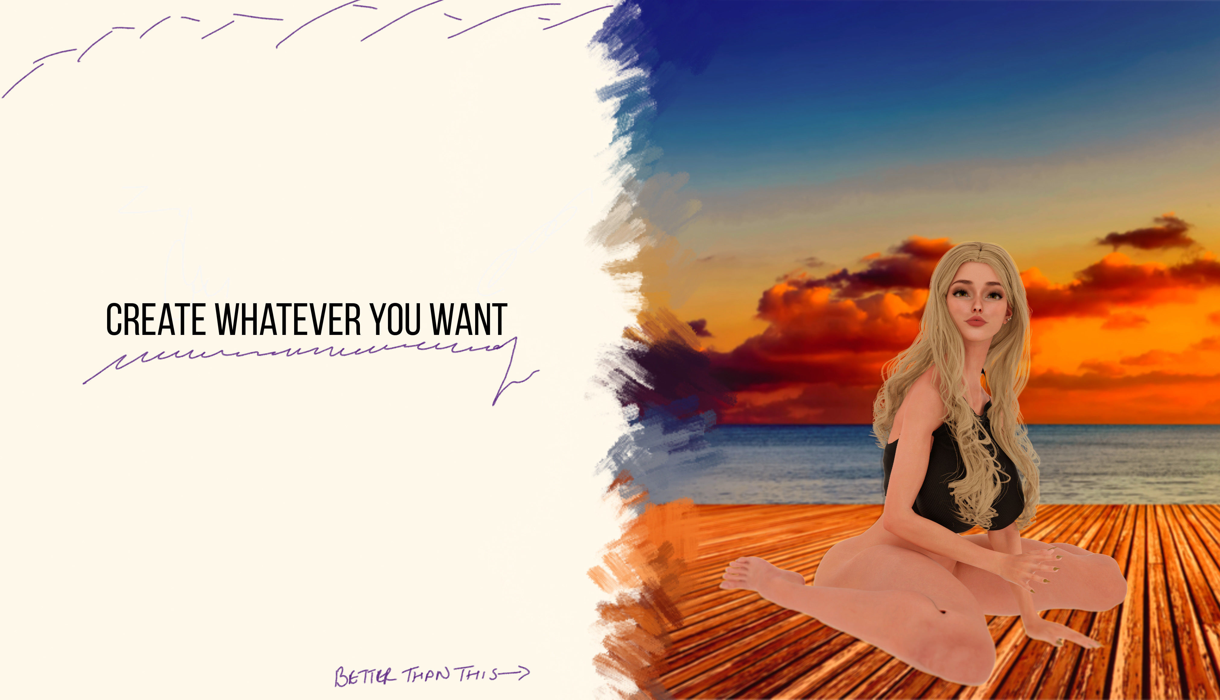 VALENTINE - Realistic Female Character 3D model_9