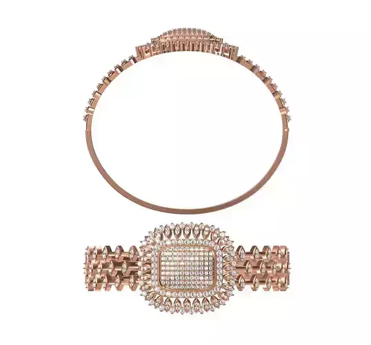 Bangle Bracelet STL JCD Details