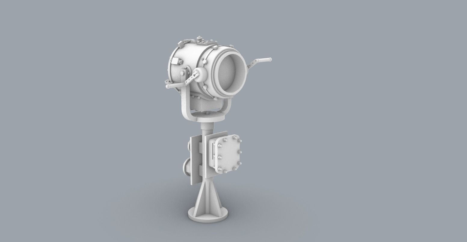 PM Morse Lamp 3D print model_3