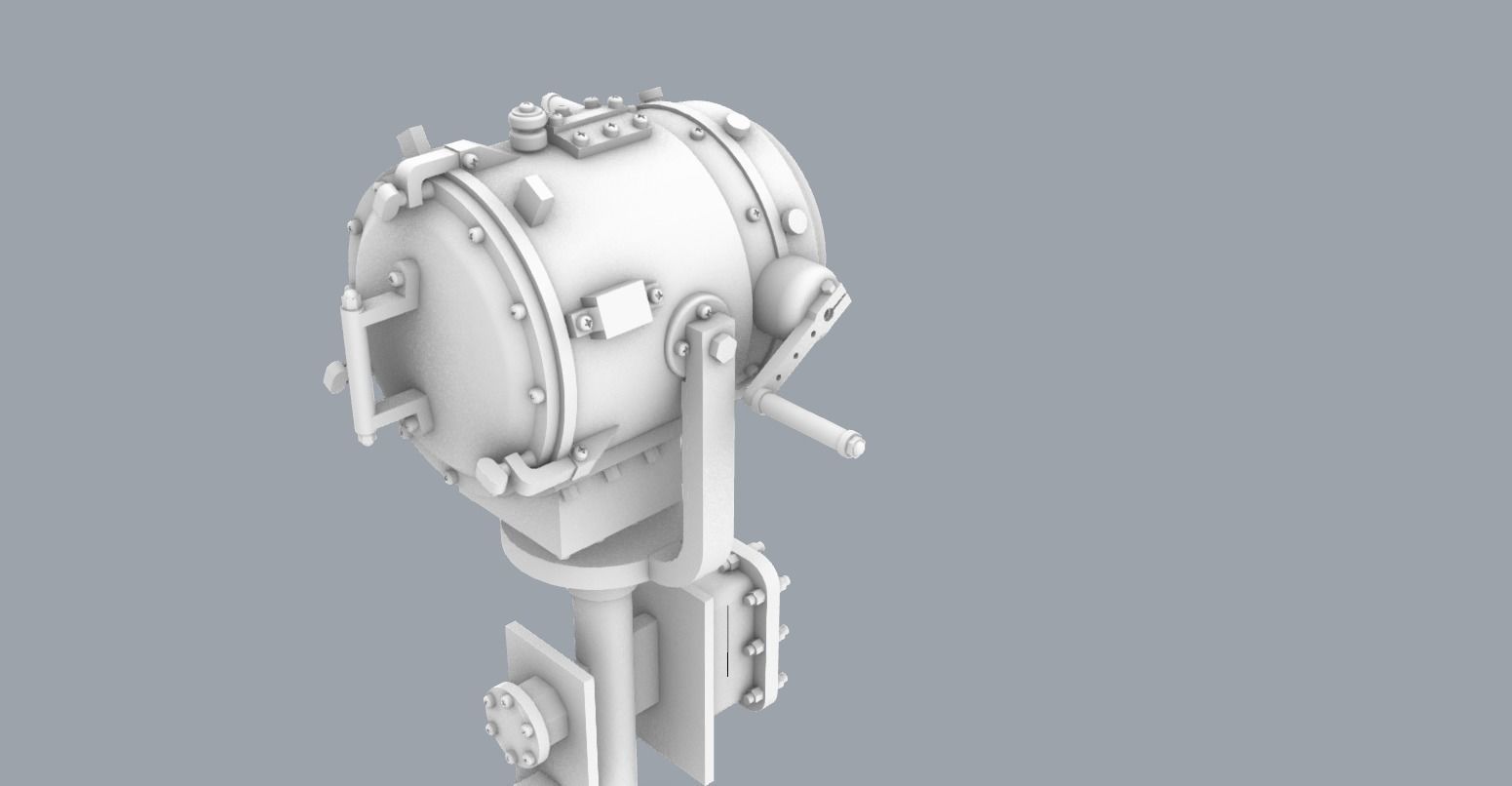 PM Morse Lamp 3D print model_4