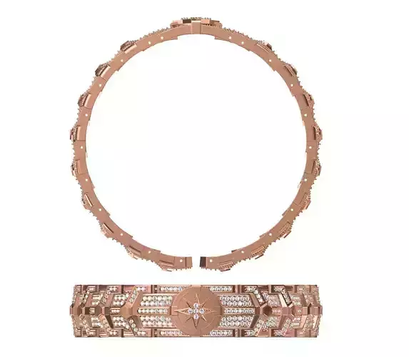 Bangle Bracelet STL JCD Details