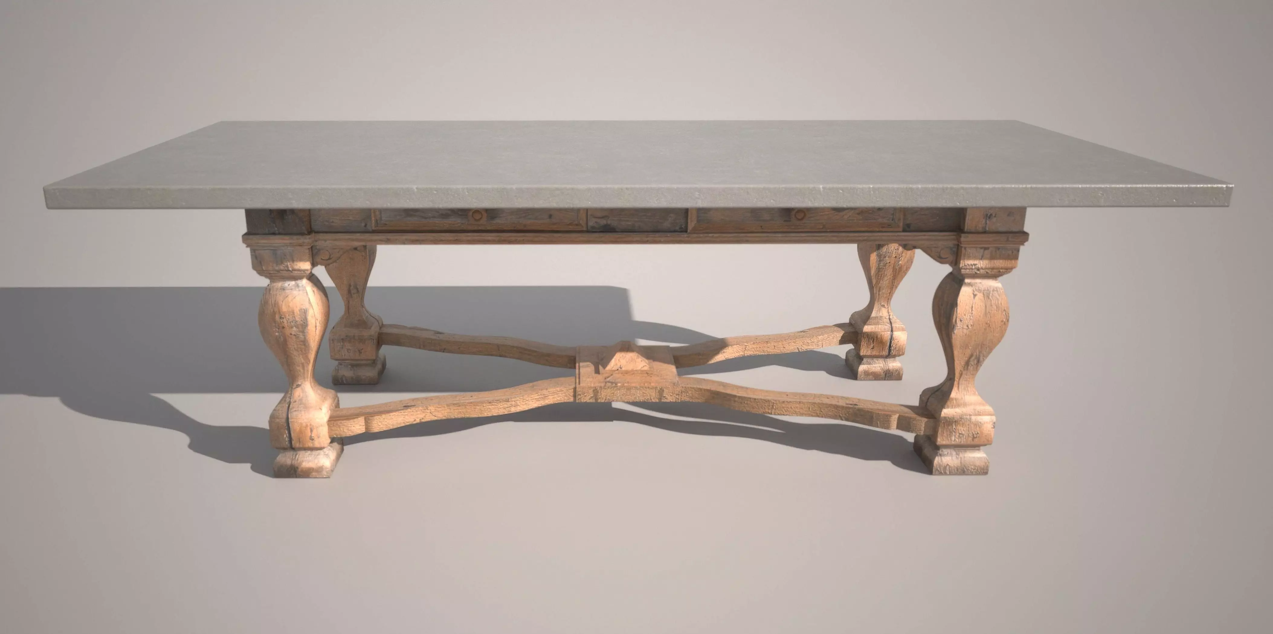 BAROQUE TABLE 3D model_0