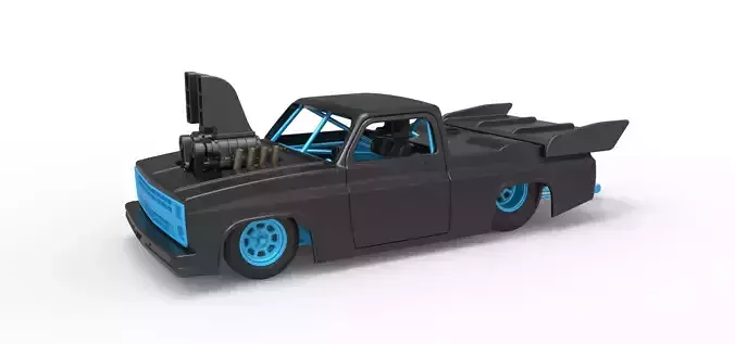 Dragster truck Scale 1 to 25