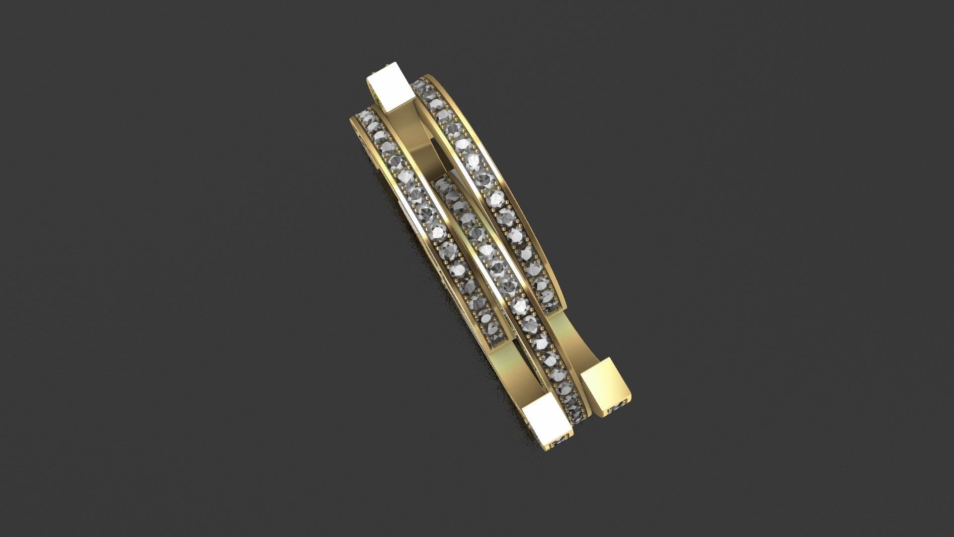 the motion ring size 56 eu 3d print model 3D print model_16
