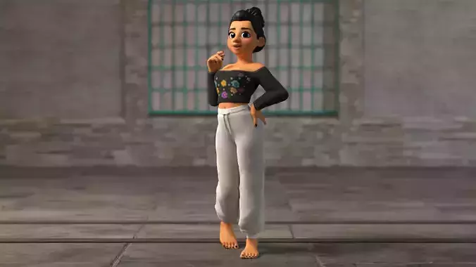 Chloe  Girl Cartoon Character