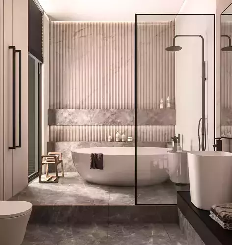 Modern bathroom